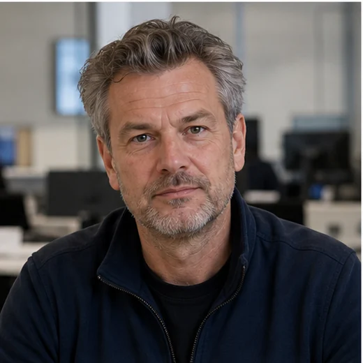 Porträtt av Erik van Dalen