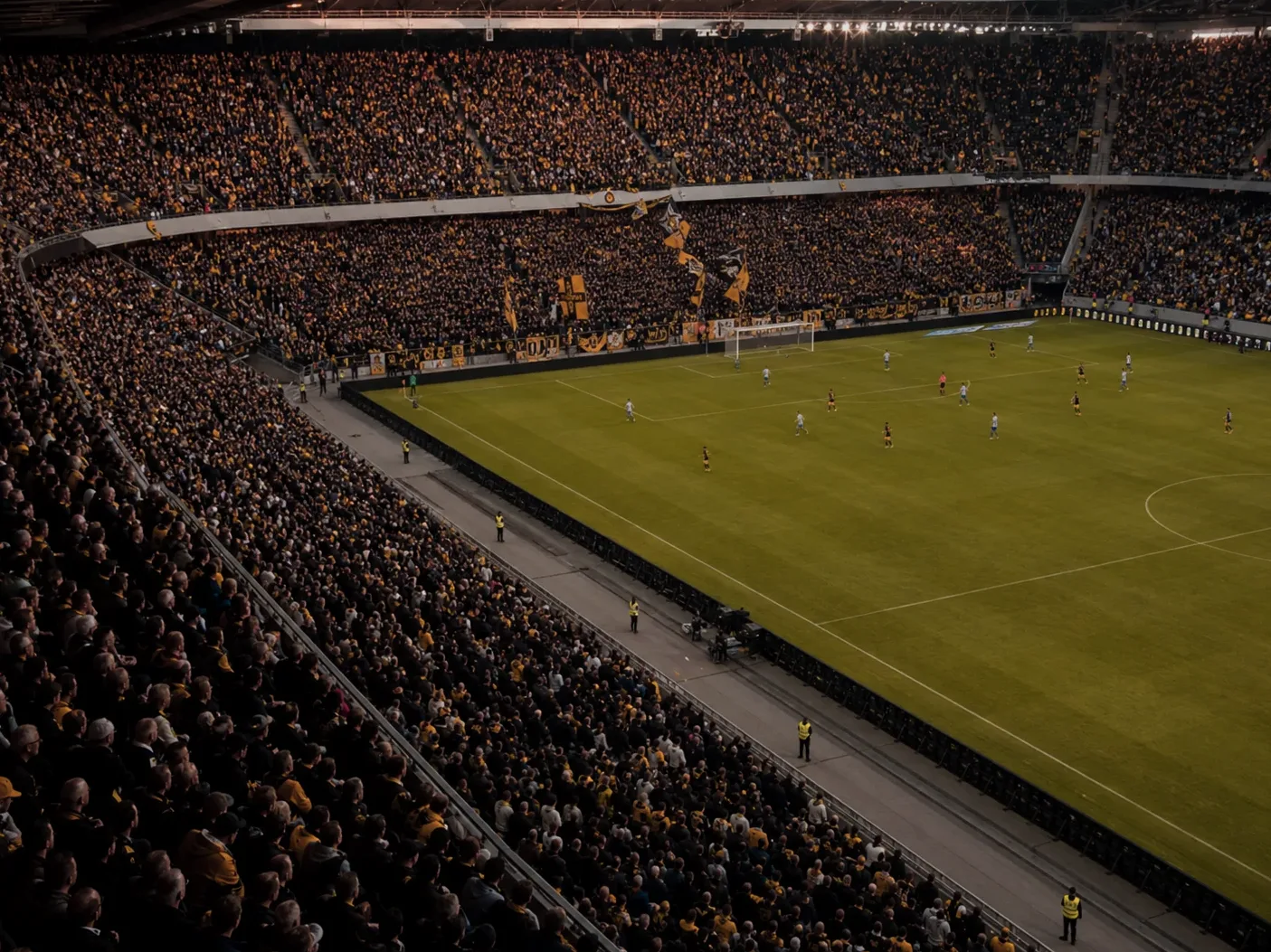 Eredivisie-arena under match
