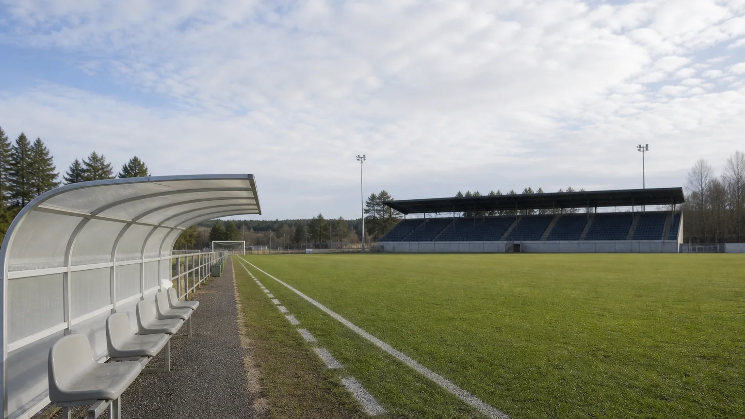 Eerste Divisie-arena under match